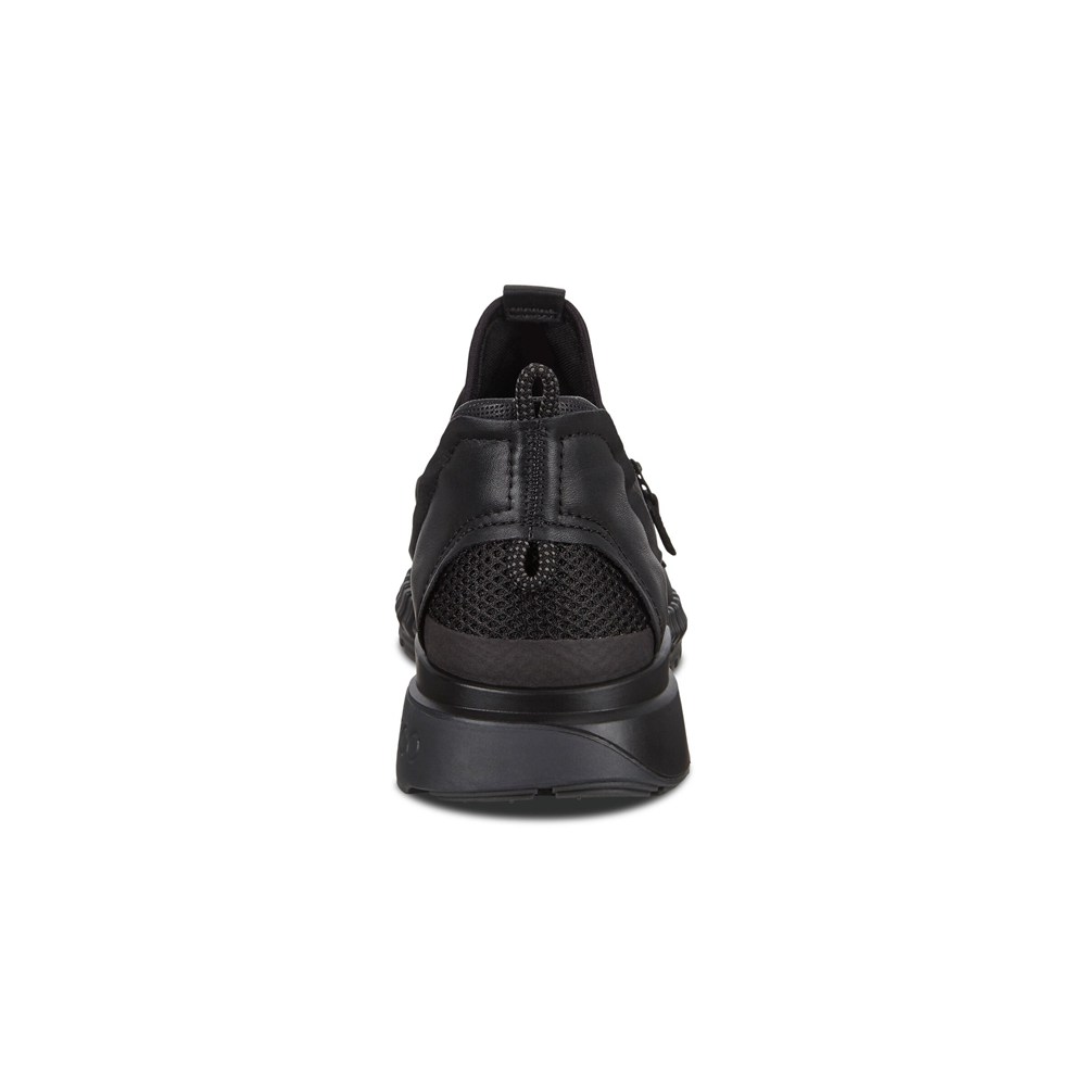 Slip On Hombre - ECCO Zipflex Shoes - Negros - MWA806347